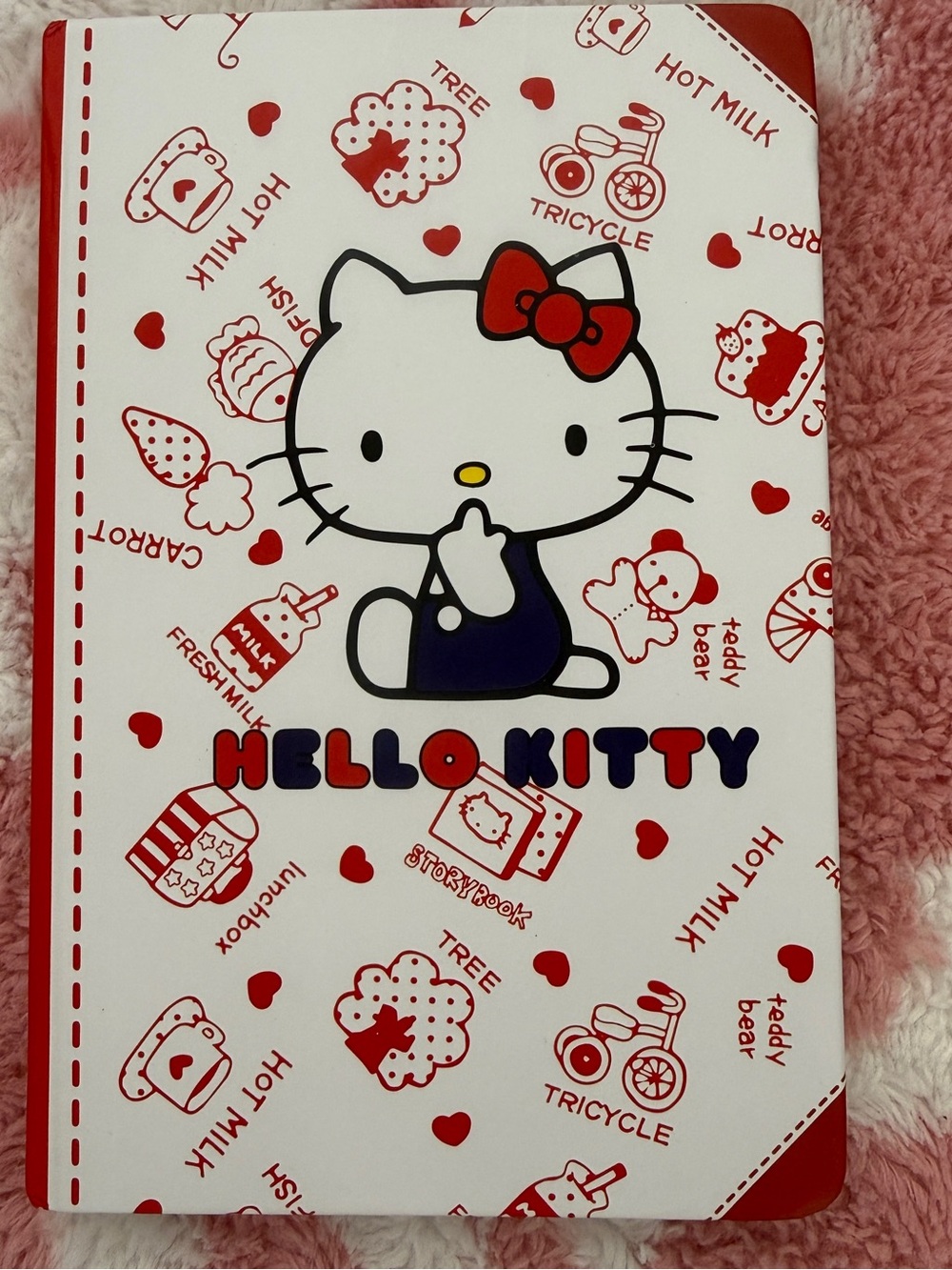 🎀 Rare Kawaii Hello Kitty Hardcover Journal Notebook Sanrio Aesthetic Diary